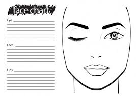ᐈ outline of face template stock