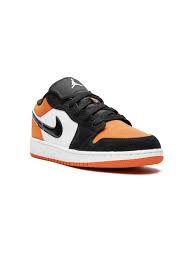 Air Jordan 1 Low Black And Orange Jordan Air Jordan 1 Low Gs Shattered Backboard Farfetch In 2020 Air Jordans Jordan 1 Low Sneakers