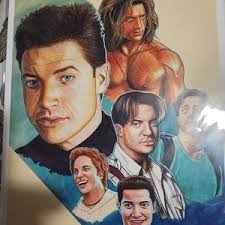 Brendan Fraser Art Print