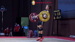 Squats and pulls (dead lifts) are often incorporated as part of an athlete's training regime regardless of the sport. Hookgrip Loredana Toma 63kg 106kg Snatch Facebook