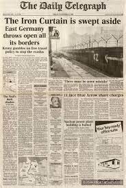 10, 1989, 25 years ago monday, the big story on the front page of the oregonian was also the big story around the world: Fall Of The Berlin Wall
