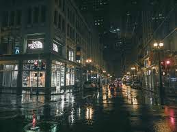 Rainy Night Downtown San Francisco Ca 1067x800 Oc City Lights At Night San Francisco At Night Rainy City