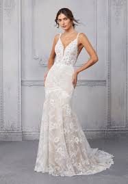 This dress uniquely flares outwards from the knee to create a modern and dramatic line. Contemporary Classic Wedding Dresses Blu Collection Morilee Italy