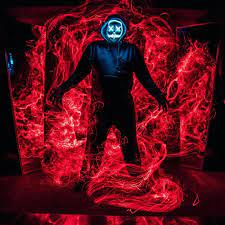 led light mask kittden populer pinler kavramsal fotografcilik batman sanati