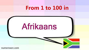 From 1 To 100 In Afrikaans Del 1 Al 100 En Afrikaans Youtube