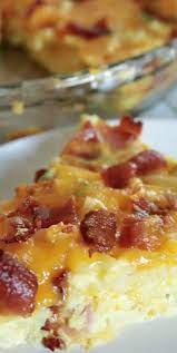 Bacon Egg And Cheese Breakfast Casserole Recipe Recipe Breakfast Recipes Casserole Breakfast Brunch Recipes Yummy Breakfast
