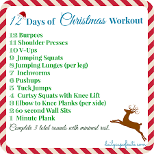 Myhealthynest Com Christmas Workout Holiday Workout Workout