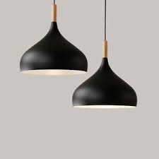 Modern 3 way ceiling pendant cluster light fitting lights black cage style. Modern Pendant Light Kitchen Black Pendant Lighting Bar Lamp Wood Ceiling Lights Ebay