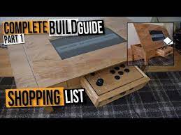 For the actual table, this builder bought an old one from a thrift store and. Arcade Coffee Table Plans Diy Component List Part1 Youtube Coffee Table Plans Coffee Table Arcade Coffee Table