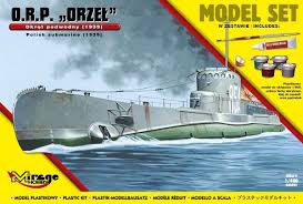Orp orzeł (eagle) is a dynamic game for two. 1 400 Orp Orzel Polski Okret Podwodny 1939 Model Set Mirage Hobby