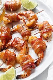 Bacon wrapped shrimp appetizer with avocado on garlic toastthe everyday mom life. Bacon Wrapped Shrimp Recipe Bacon Wrap Shrimp Recipes Wrapped Shrimp Recipes Appetizer Recipes