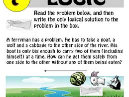 I directly wanted to design one by myself and make it. Logic Puzzle 7 With Solution Teaching Resources