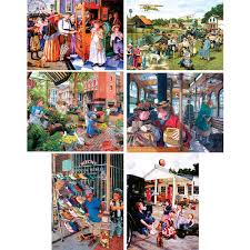 Many of her images include family and friends decked out in hats and clothing that susan designs herself. Set Of 6 Susan Brabeau 1000 Piece Jigsaw Puzzles Spilsbury