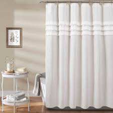 Ciel Tassel Shower Curtain White Lush Decor Elegant Shower Curtains Curtains Decor