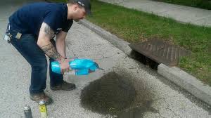 Modern asphalt is a combination of petroleum byproducts, fillers, binders, and a variety of different substrates. How To Remove Dried Automotive Oil Stains On Driveway Concrete Bricks Power Washer Method Youtube