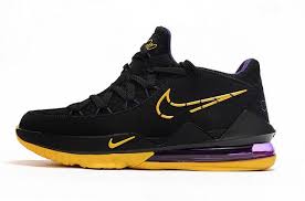 Black And Yellow Basketball Shoes Nike Lebron 17 Low Black Yellow Purple Men S Basketball Shoes In 2020 Basketball Shoes Nike Lebron Nike