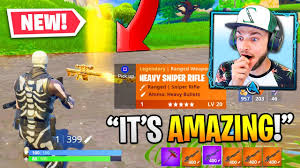 Fortnite said they'd never do this. Fortnite S New Heavy Sniper Is Overpowered Youtube