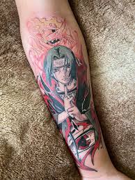 First Tattoo Itachi Animetattoos