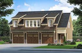Ranch living three car garage via. Traditional Style 3 Car Garage Apartment Plan Number 60089 With 2 Bed 3 Bath Carriage House Plans Garage House Plans Garage Guest House