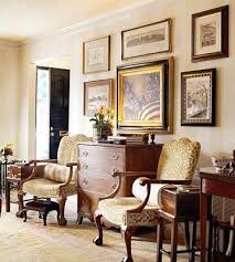 British Colonial Living Room Grounded By A Pair Of 19th Century George Iii Style Chairs Colonial Living Room British Colonial Decor British Colonial Style