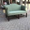 Sofa couch empire antique camel back classic carved design. 1