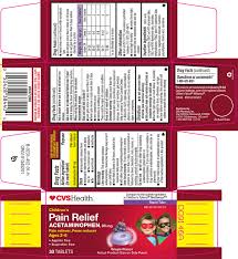 Childrens Pain Relief Tablet Chewable Cvs Pharmacy