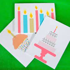 omiyage blogs diy washi tape birthday cards マスキングテープカード diy カード バースデー カード