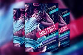 Anime party psd flyer template. Nightclub Dance Party Flyer Psd Template Hyperpix