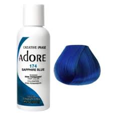To be able to show the excitement of the new millennium's color, you must use only the best hair dye. Amazon Com Adore Semi Permanent Haircolor 174 Sapphire Blue 4 Fl Oz Beauty Personal Care