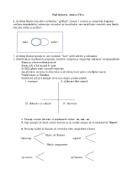 Descarca gratuit aceste fise didactice. Fisa De Lucru Clasa A Vii A
