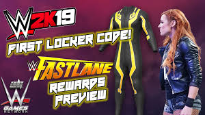 The nba 2k20 locker codes is the best portal to easily obtain unlimited locker codes worlwide. Wwe 2k19 First Locker Code Fastlane Rewards Preview Antdagamer Com