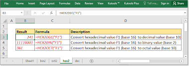 Convert Hexadecimal Value To Decimal Binary Octal Value