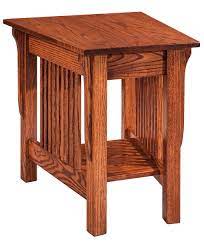 A wedge end table doesn't always fit into every room because of it's unique shape, but for oddly shaped rooms or eclectic spaces, it could be the perfect addition to your decor. Leah Open Wedge End Table Amish Direct Furniture