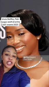 greenscreenvideo Uncle Waffles, Paris Cooper and KO at the BET awards...