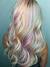 Blonde Hair With Rainbow Underneath