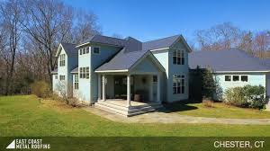 The color code in this field is #41535d. Chester Ct Charcoal Grey Slate Profile Metal Roof Youtube