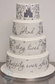 And They Lived Happily Ever After Fairy Tale Wedding Cake Disney Wedding Cake Wedding Cakes
