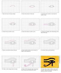 Life in ancient egypt was a fusion between the spiritual and the physical aspects of their culture in the form of artistic architecture, symbols, amulets and many objects that were used to bring good fortune and protection.these symbols played a vital role into passing the. How To Draw Egyptian Eyes Art Projects For Kids