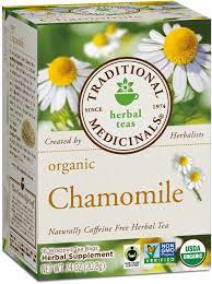Traditional Medicinals Organic Chamomile Tea Bags 16 Count Chamomile Tea Lavender Tea Herbalism