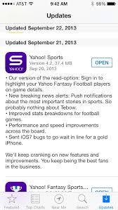 Push notifications are not supported by browser. Yahoo Sports App Makes Fun Of Tim Tebow During Update Notification Social News Daily