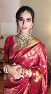 Have you ever looked at a stunning south indian bride and wondered what makes her stand out so much? Best Makeup Artist In Mumbai Wedding Saree Collection Indian Bridal Photos Engagement Saree