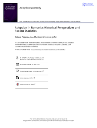 47/1993, publicata in monitorul oficial al romaniei, partea i, nr. Pdf Adoption In Romania Historical Perspectives And Recent Statistics