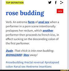 What is rosebudding