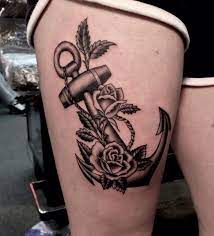 43 Black And Grey Anchor Tattoos Collection