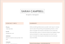 This is another simple resume layout example which is clean and short. 51 Free Microsoft Word Resume Templates Updated March 2021