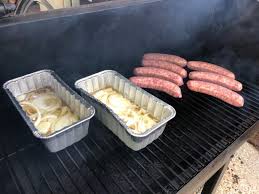 Then, mix them together with the meat. Smoked Brats How Long To Cook At 225f And Best Woods To Use Smoked Food Recipes Brats Recipes Cooking