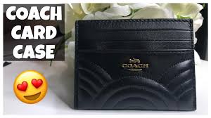 Conseiller créatif, le coach déco conçoit des ambiances décoratives uniques et aide les clients à l'activité de coach déco peut être exercée au sein de diverses structures comme des agences de. Unboxing Coach Card Case With Deco Quilting Youtube
