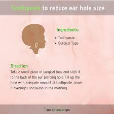 Surgery is not uncommon or expensive. Shrink Your Drooping Earlobes Naturally With Toothpaste How To Shrink Toothpaste Health And Wellness