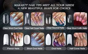 6 coffin shaped acrylic nails. Amazon Com Makartt Short Coffin Nails 500pcs Press On Fake Nails Gel Nail Tips Clear Ballerina Nails For Nail Extension Full Cover False Nails Soak Off Nail Tips 10 Sizes For Nail Salons