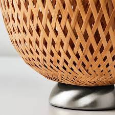 New ikea tertial work lamp adjustable arm table lighter desk study with bulb. Boja Nickel Plated Bamboo Rattan Table Lamp Ikea